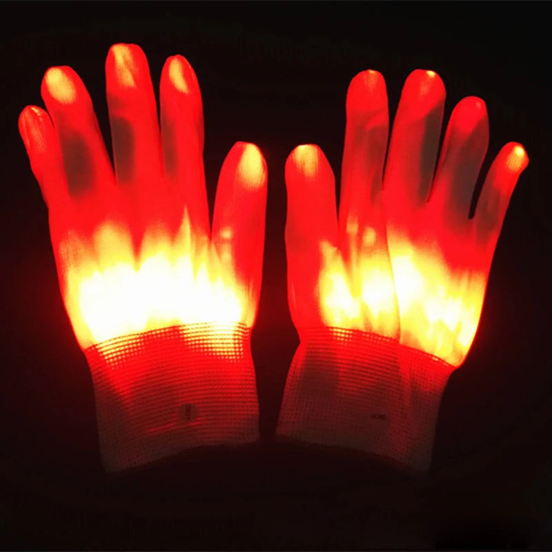 1Pc Wireless Halloween LED Neon Purge Mask LED Skull Gloves Masque Masquerade Party Props Glow in the Dark Horror Cosplay Mask